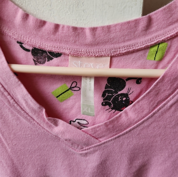 Steve Brand Sleepwear Friendships A Gift Design XL Pink - Picture 3 of 6